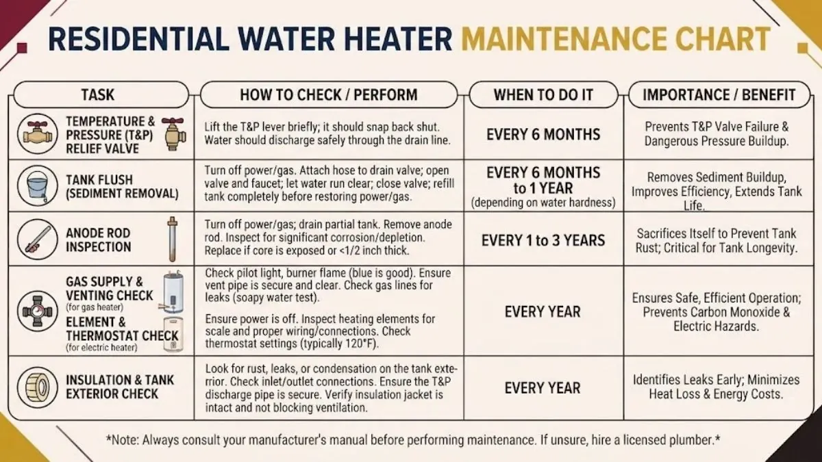 Water heater maintenance by type: tank, tankless and heat pump